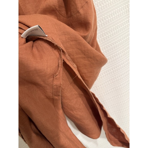 Town Clothes dress portobello clay Orange Size S‎ Linen rudy Jude  Loganlook - Picture 11 of 11